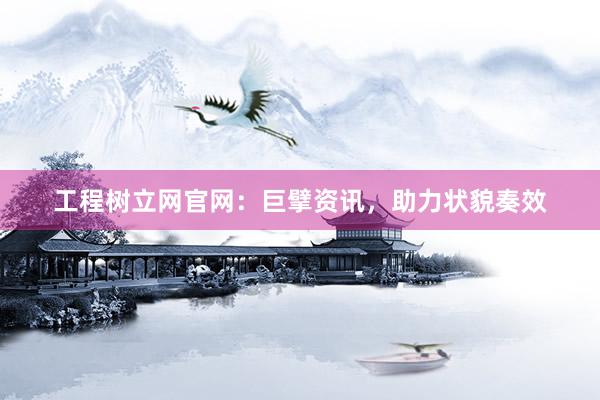 工程树立网官网：巨擘资讯，助力状貌奏效