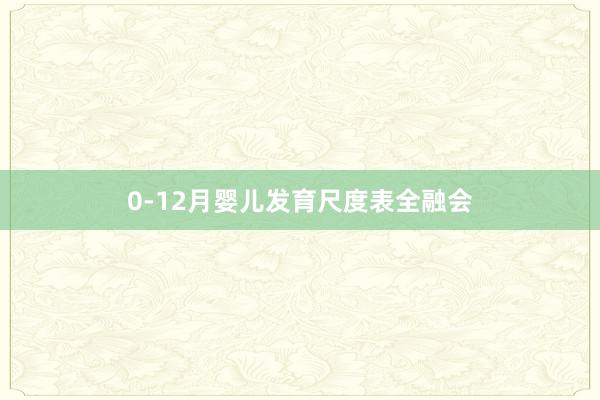 0-12月婴儿发育尺度表全融会